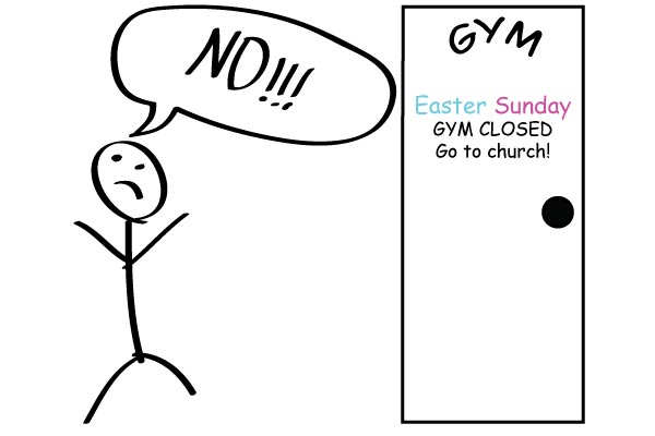 Thou Shalt Not Work Out On Sunday